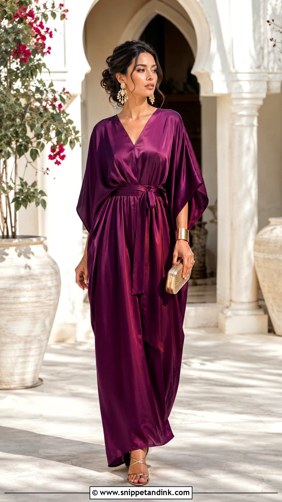 Kaftan Dress For Wedding Function - Snippet and Ink - 30 Wedding Function Dress for Women Ideas