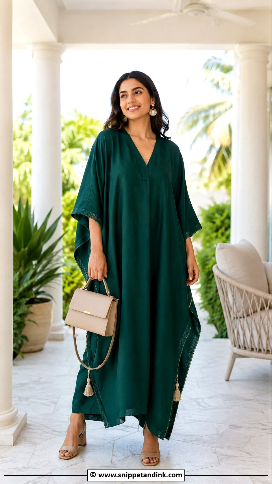 Kaftan Free Gown Outfit - Snippet and Ink - 30 Free Gown Ideas