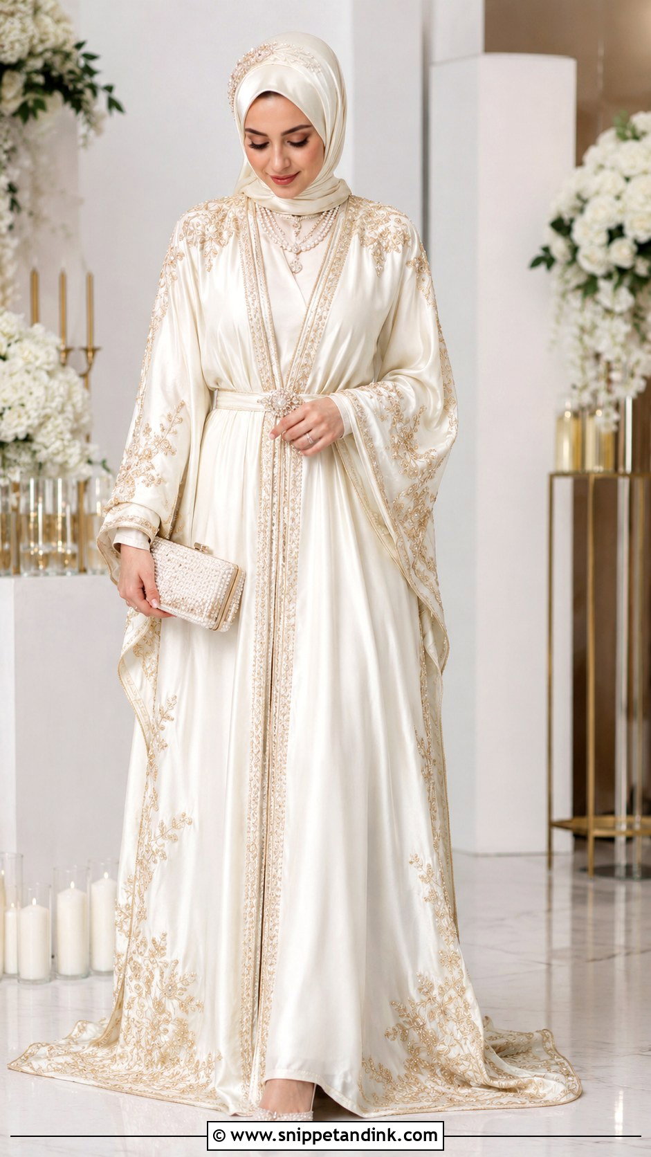 Kaftan Muslim Wedding Dress - Snippet and Ink - 25 Simple Muslim Wedding Dress Ideas