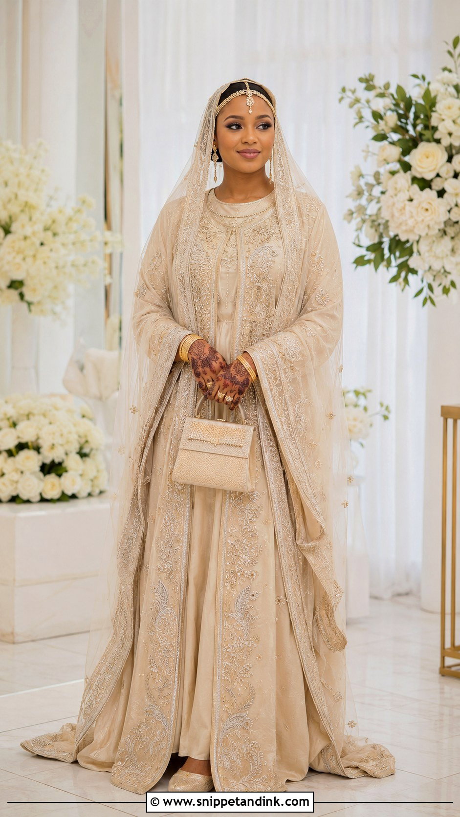 Kanuri Bridal Abaya Outfit - Snippet and Ink - 20 Kanuri Bride Ideas