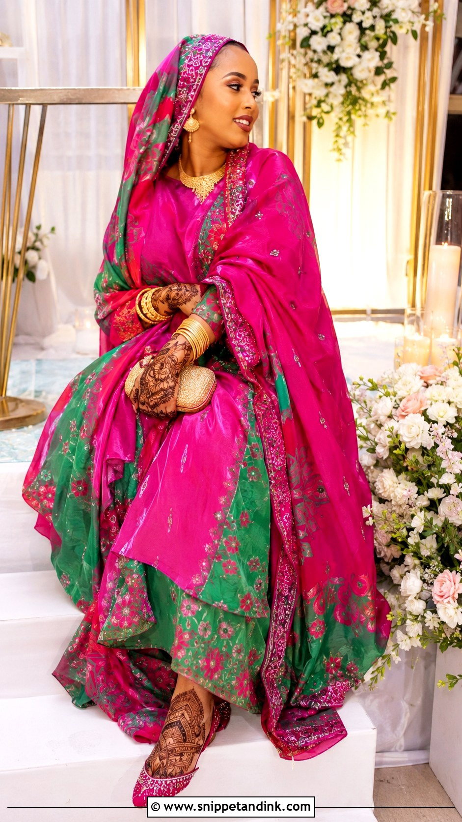 Kanuri Sa Lalle Henna Outfit - Snippet and Ink - 20 Kanuri Bride Ideas