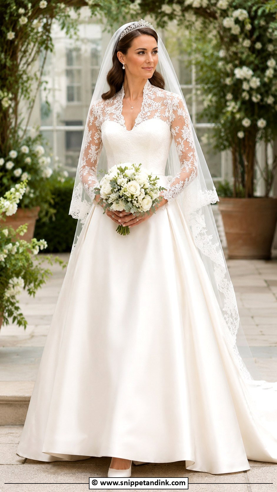 Kate Middleton A Line Wedding Dress - Snippet and Ink - 30 Kate Middleton Wedding Dress Ideas