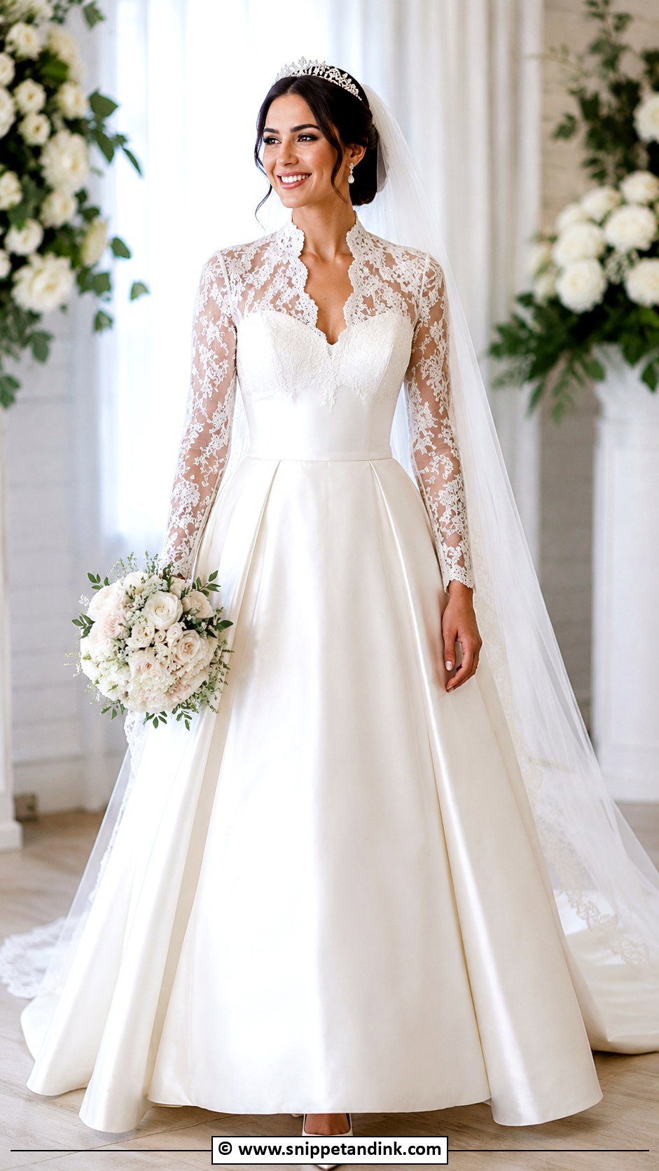 Kate Middleton Detachable Sleeve Wedding Dress - Snippet and Ink - 30 Kate Middleton Wedding Dress Ideas