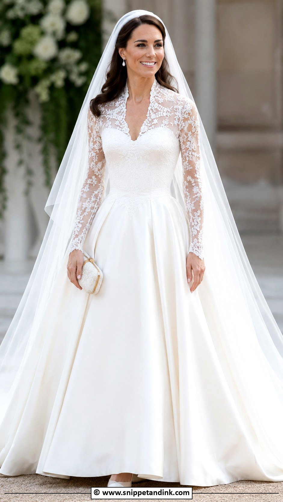 Kate Middleton Lace Bodice Wedding Dress - Snippet and Ink - 30 Kate Middleton Wedding Dress Ideas
