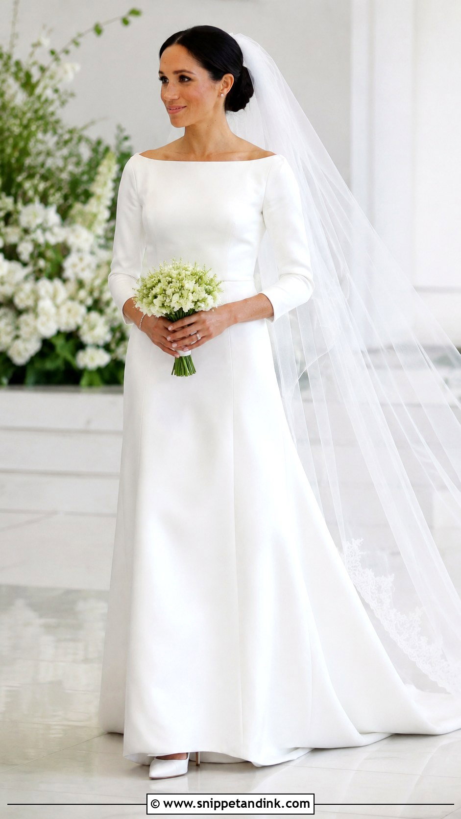 Kate Middleton Long Sleeve Wedding Dress - Snippet and Ink - 20 Celeb Wedding Dress Ideas