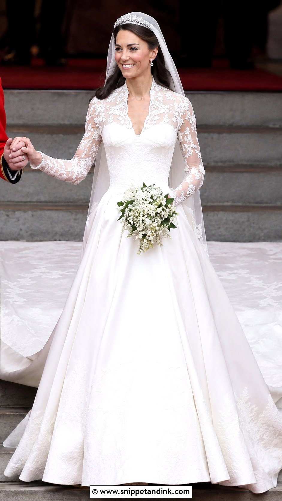 Kate Middleton Royal Wedding Dress - Snippet and Ink - 25 Royal Wedding Dresses