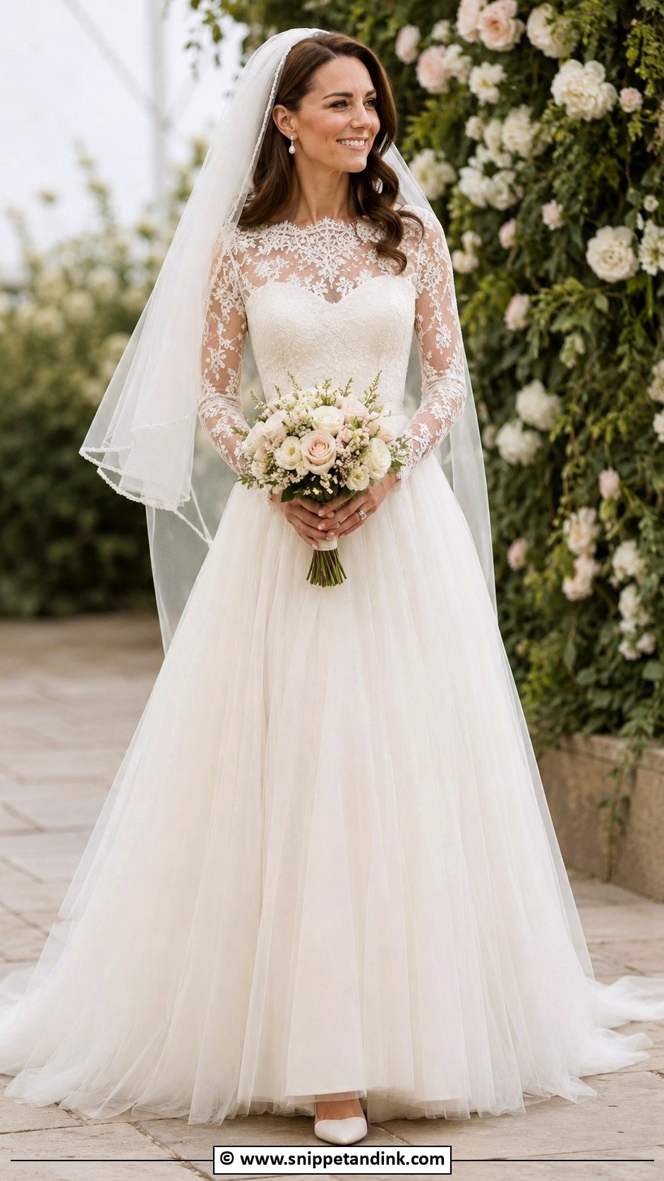 Kate Middleton Tulle Skirt Wedding Dress - Snippet and Ink - 30 Kate Middleton Wedding Dress Ideas