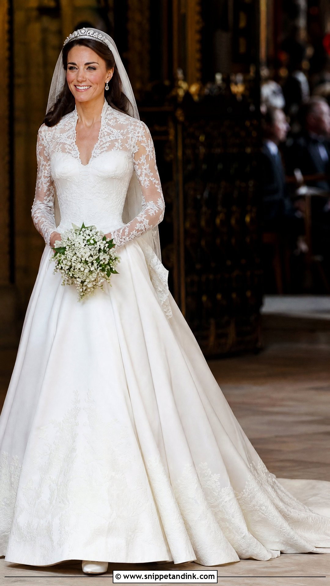 Kate Middleton Wedding Dress - Snippet and Ink - 25 Famous Wedding Dresses