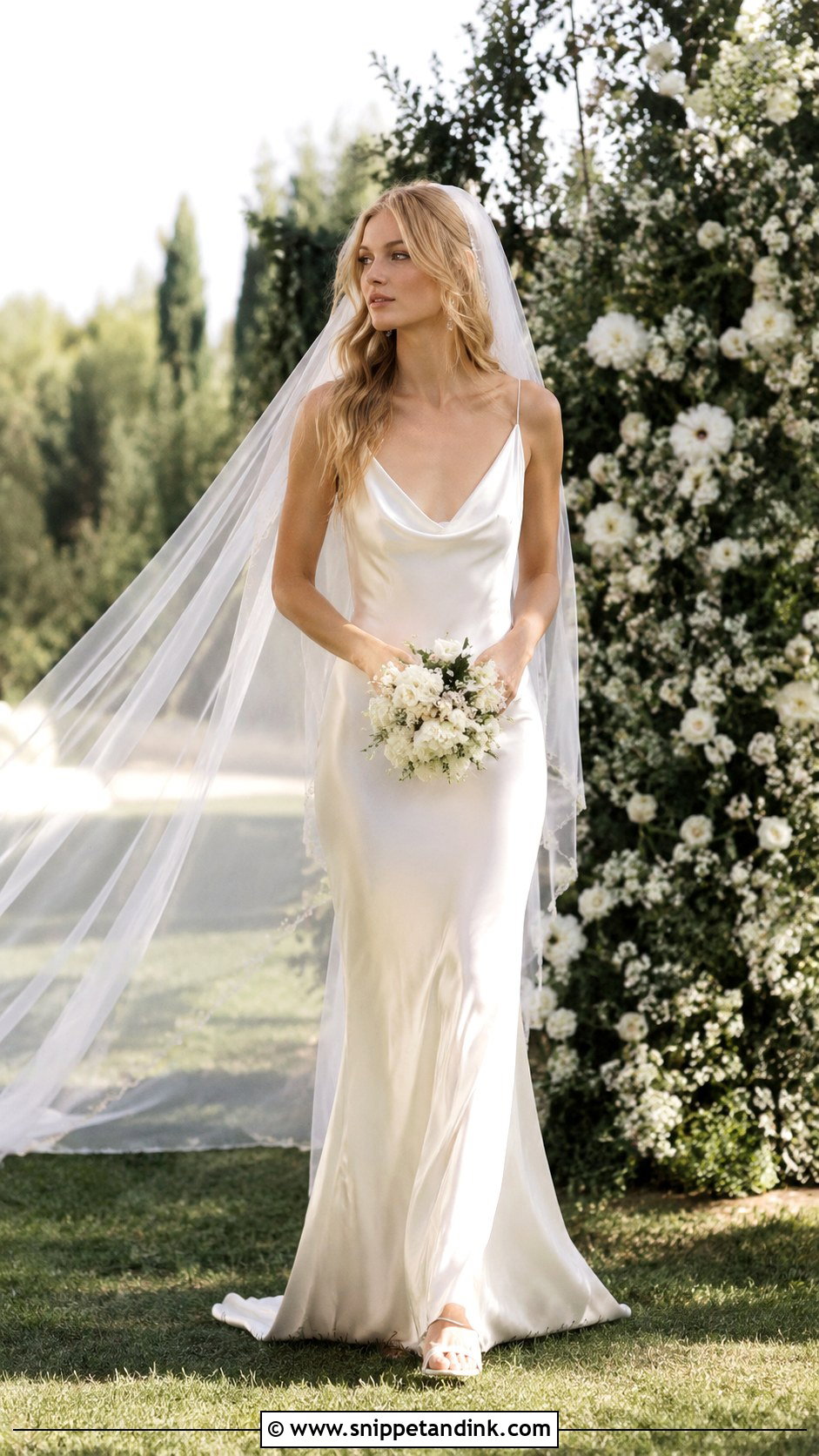 Kate Moss Bias Cut Wedding Dress - Snippet and Ink - 25 Kate Moss Wedding Dress Ideas
