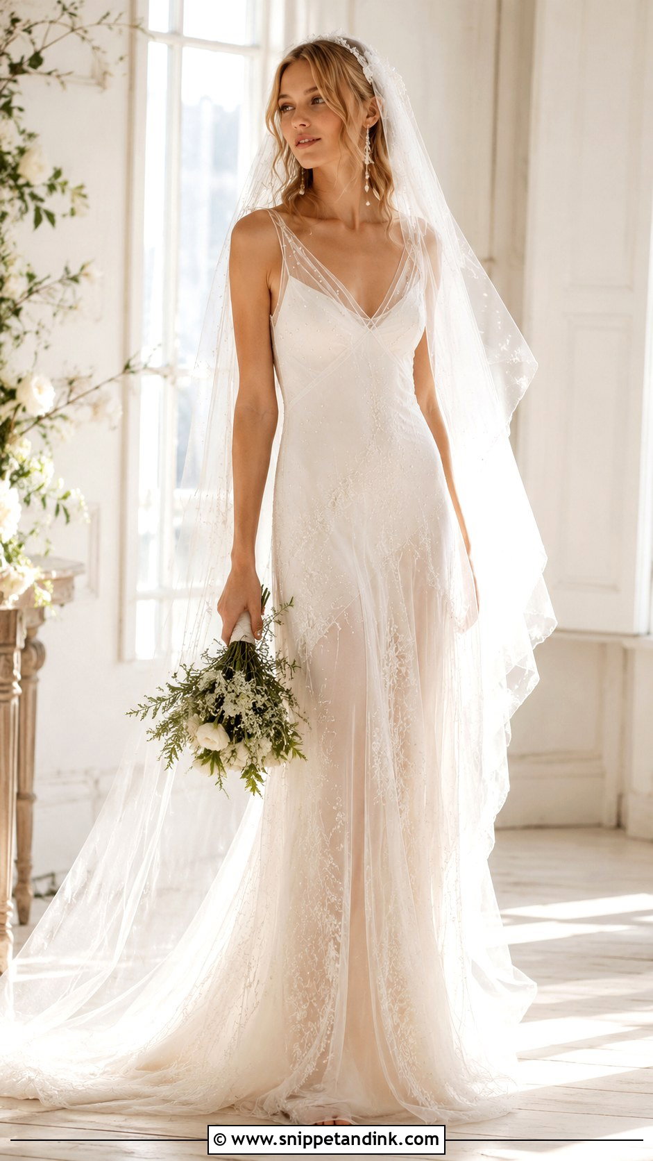 Kate Moss Silk Tulle Wedding Dress - Snippet and Ink - 25 Kate Moss Wedding Dress Ideas