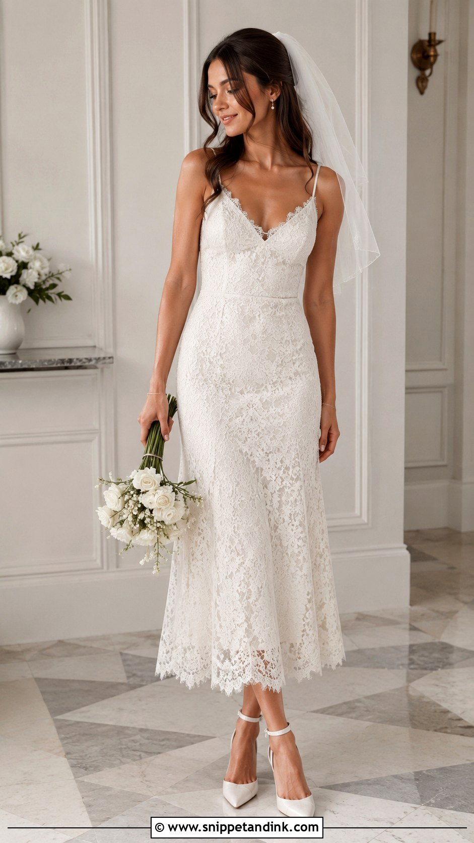 Kate Moss Tea Length Wedding Dress - Snippet and Ink - 25 Kate Moss Wedding Dress Ideas