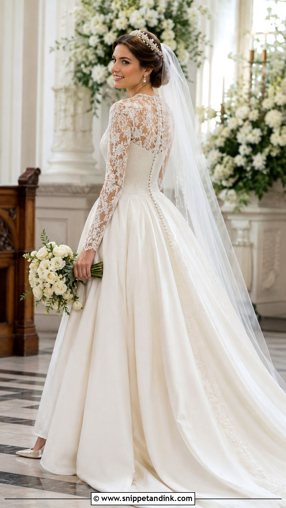 Kate Wedding Dress With Button Back - Snippet and Ink - 20 Kate Wedding Dress Ideas