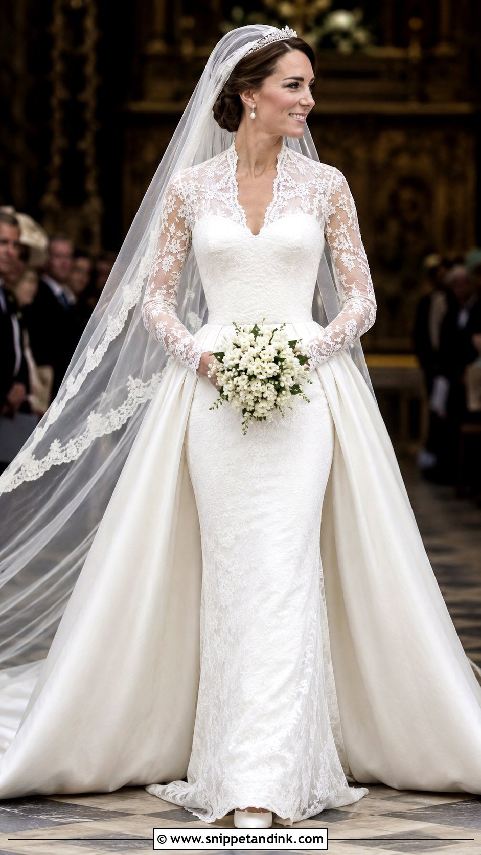 Kate Wedding Dress With Detachable Train - Snippet and Ink - 20 Kate Wedding Dress Ideas