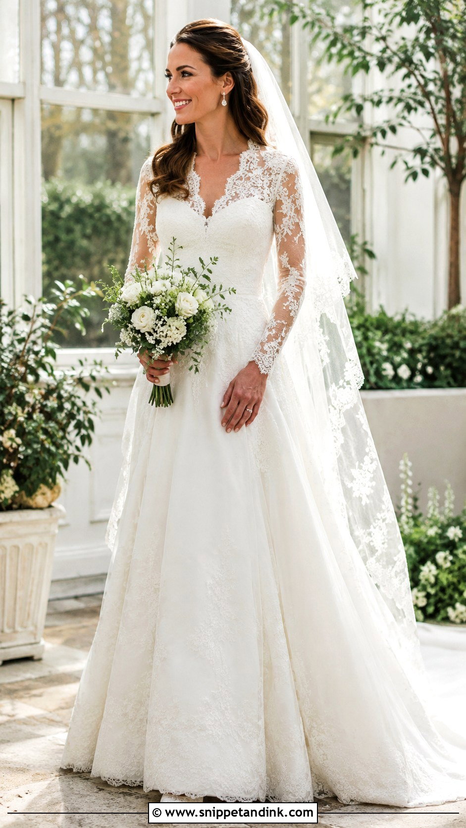 Kate Wedding Dress With Floral Lace - Snippet and Ink - 20 Kate Wedding Dress Ideas