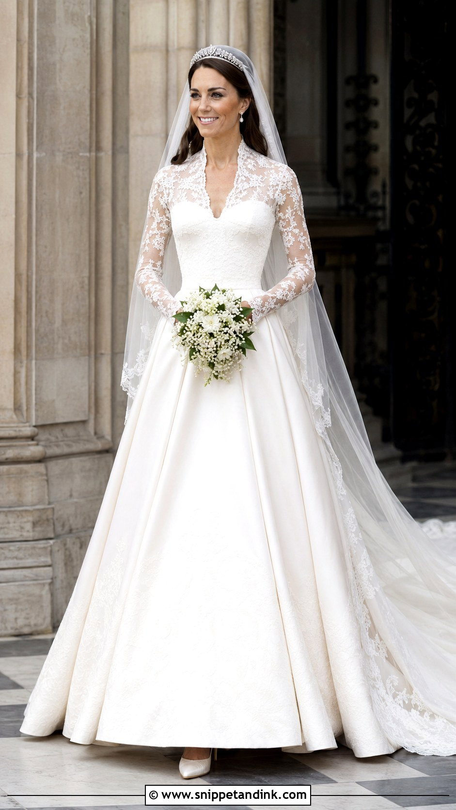 Kate Wedding Dress With Tiara And Veil - Snippet and Ink - 20 Kate Wedding Dress Ideas