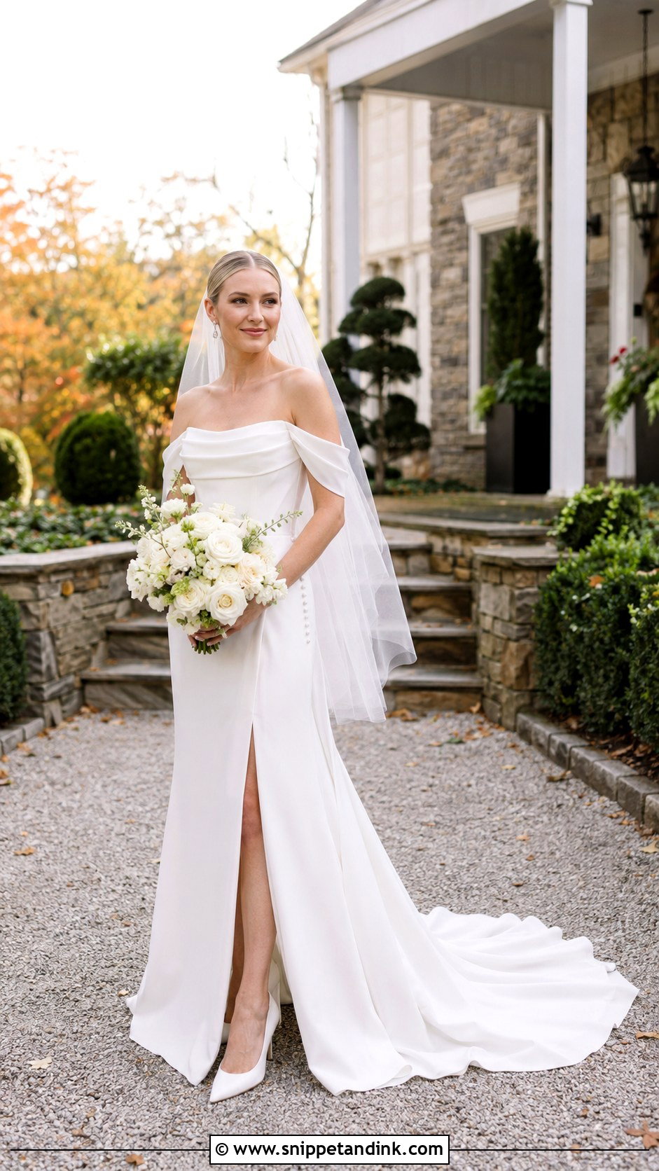 Katherine Tash Jules Gown With Closed Toe Heels - Snippet and Ink - 20 Katherine Tash Bridal Ideas