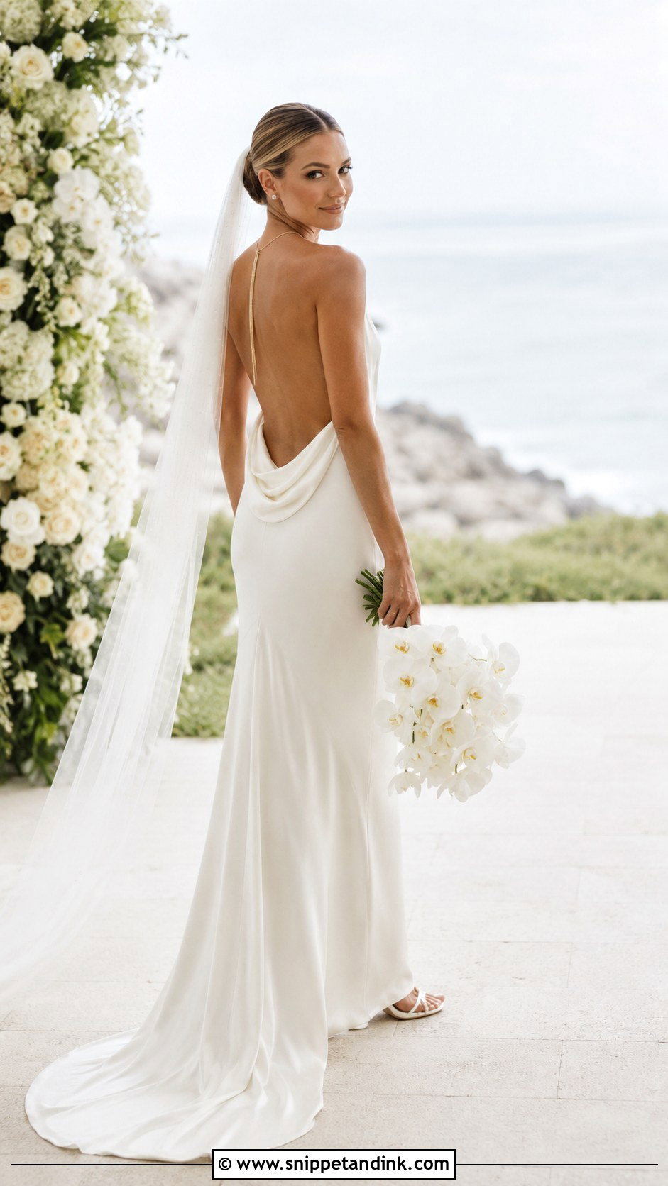 Katherine Tash Moon Gown With Back Necklace - Snippet and Ink - 20 Katherine Tash Bridal Ideas