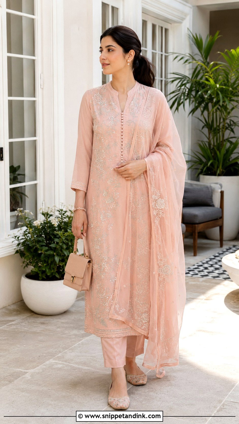 Katrina Pastel Post Wedding Suit Look - Snippet and Ink - 20 Katrina Wedding Look Ideas