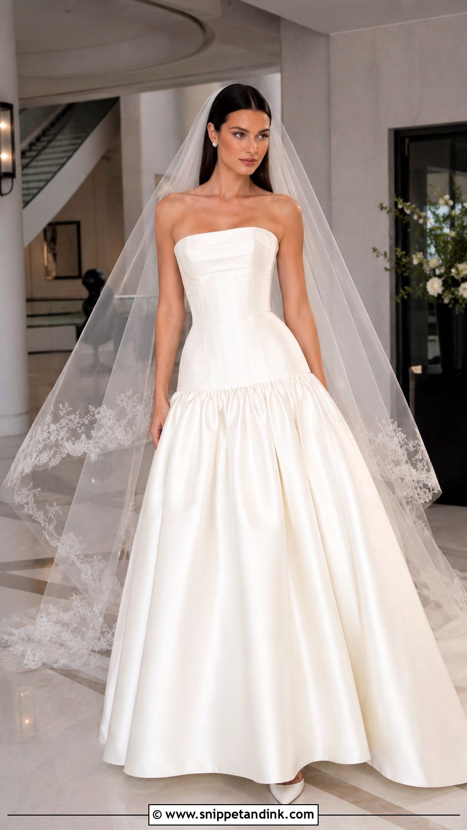 Kendall Jenner Drop Waist Wedding Dress - Snippet and Ink - 20 Kendall Jenner Wedding Dress Ideas