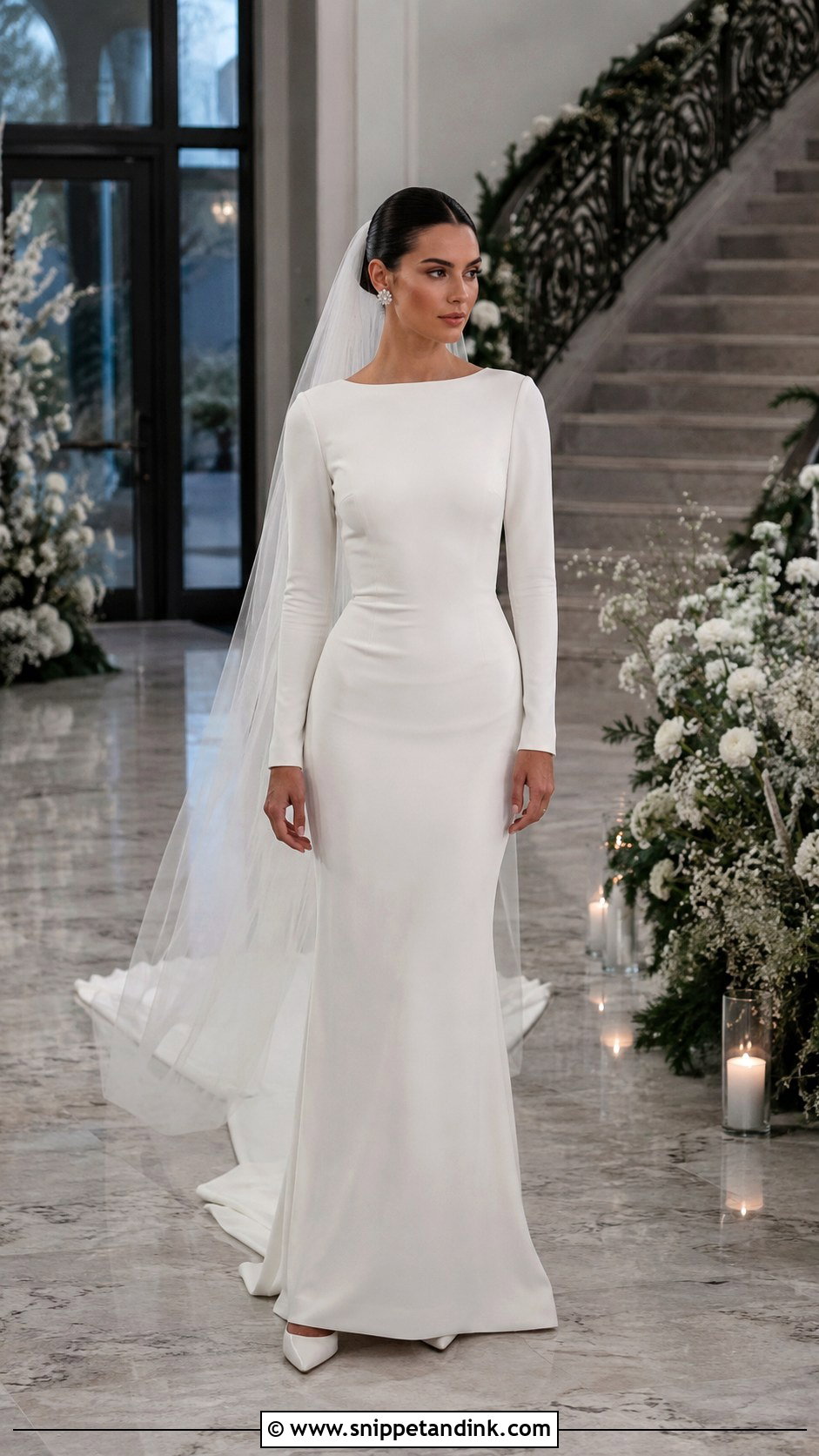 Kendall Jenner Long Sleeve Wedding Dress - Snippet and Ink - 20 Kendall Jenner Wedding Dress Ideas