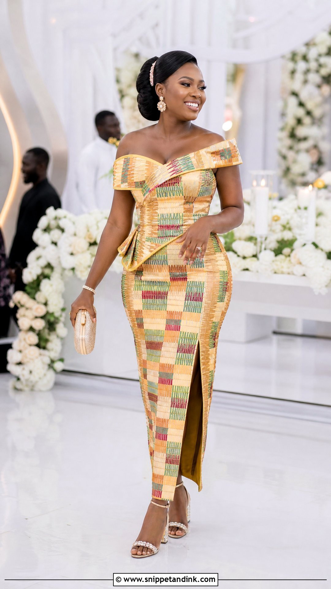 Kente Reception Wedding Dress - Snippet and Ink - 25 Kente Wedding Dress Ideas