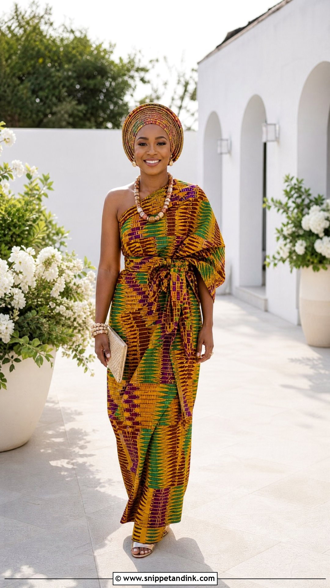 Kente Wrap Dress Wedding Dress - Snippet and Ink - 25 Kente Wedding Dress Ideas