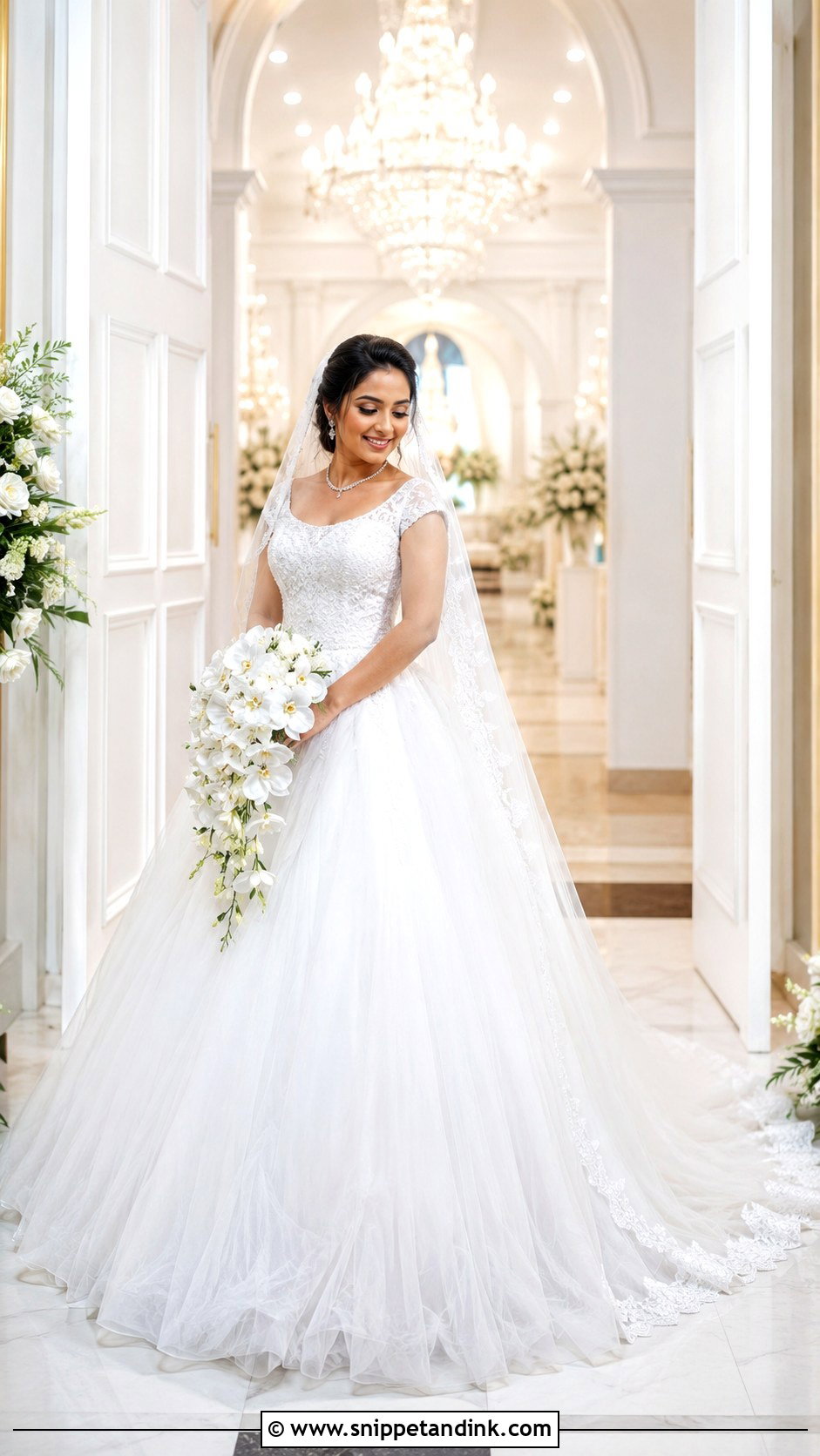 Kerala Christian Bride Princess Ball Gown - Snippet and Ink - 20 Kerala Christian Bride Gown Ideas