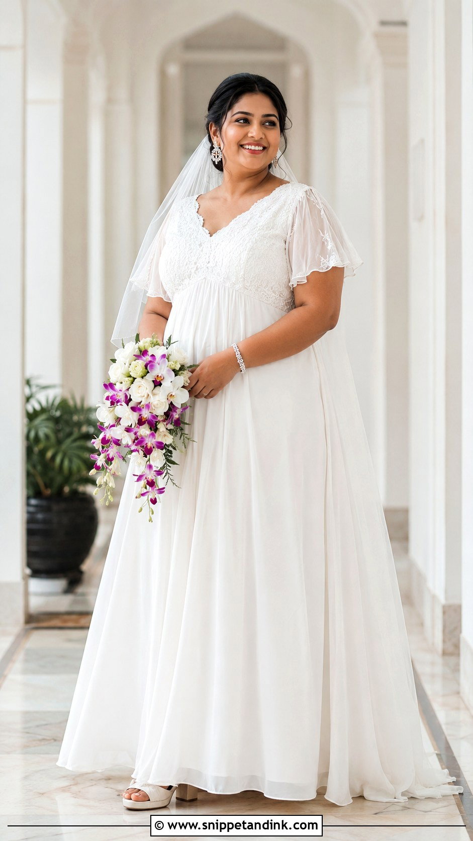 Kerala Wedding Plus Size Empire Gown - Snippet and Ink - 20 Kerala Wedding Gown Ideas