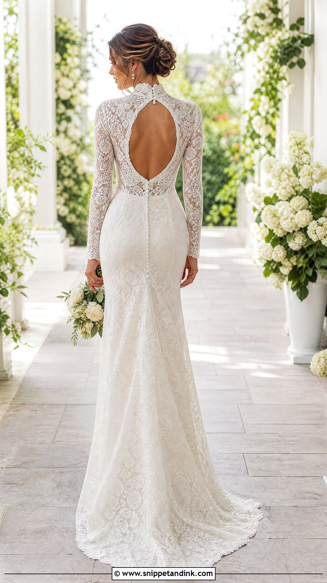 Keyhole Back Wedding Dress - Snippet and Ink - 25 Wedding Dress Back Ideas