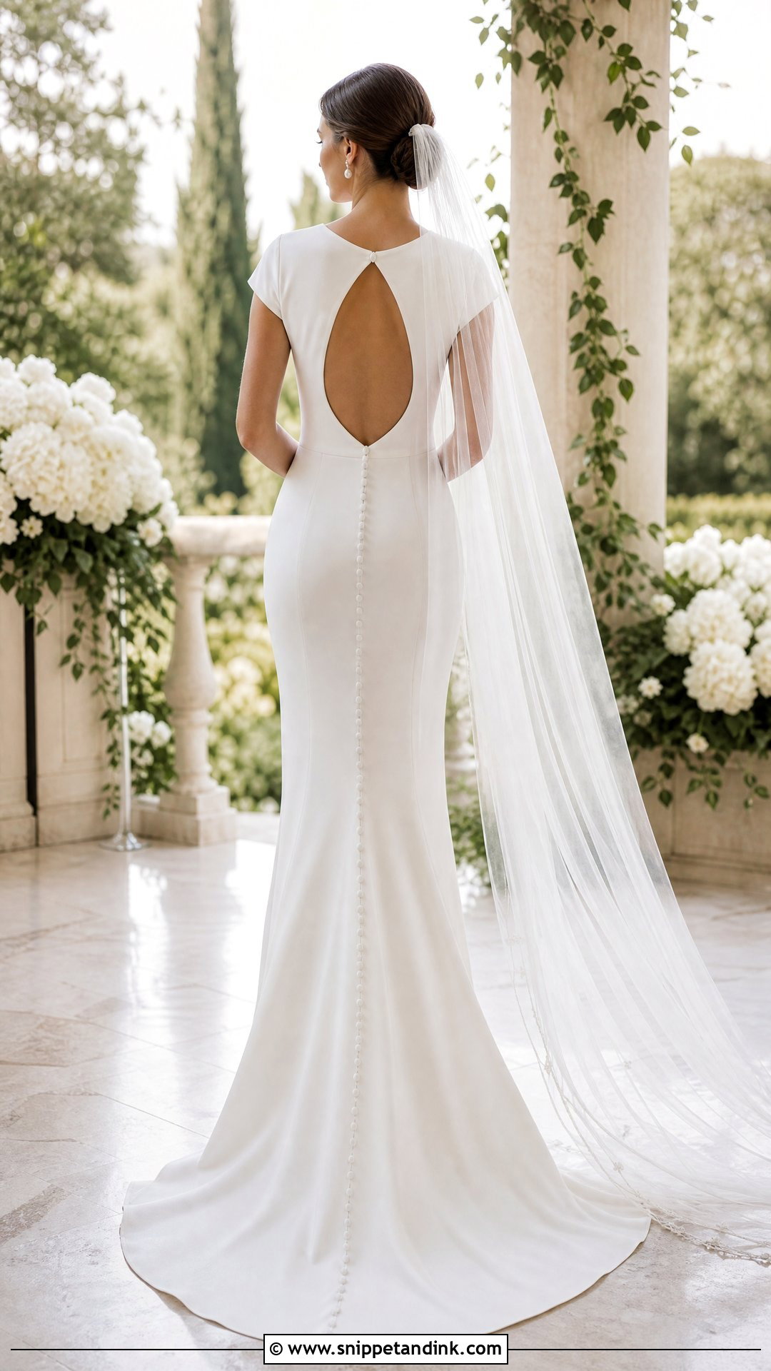Keyhole Back Wedding Dress - Snippet and Ink - 25 Back of Wedding Dress Ideas