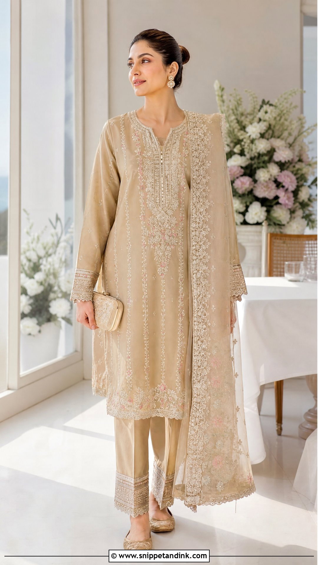 Khaadi Formal Wedding Suit - Snippet and Ink - 25 Pakistani Designer Suits for Wedding
