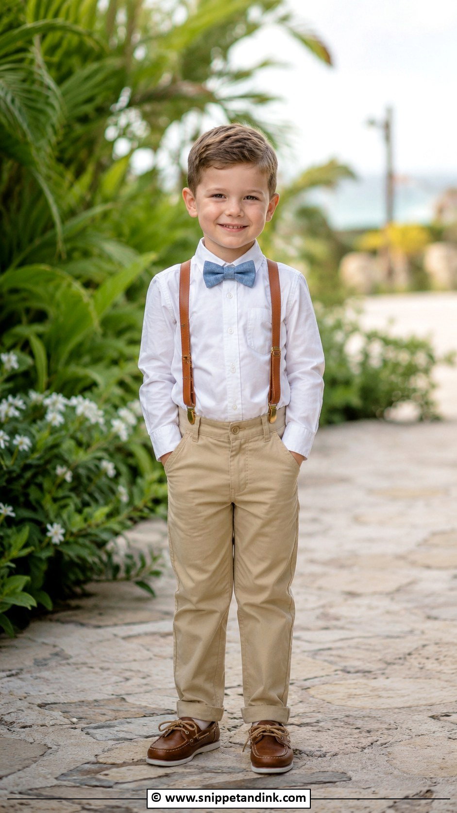 Khaki Pants Ring Bearer Outfit - Snippet and Ink - 35 Ring Bearer Outfit Ideas