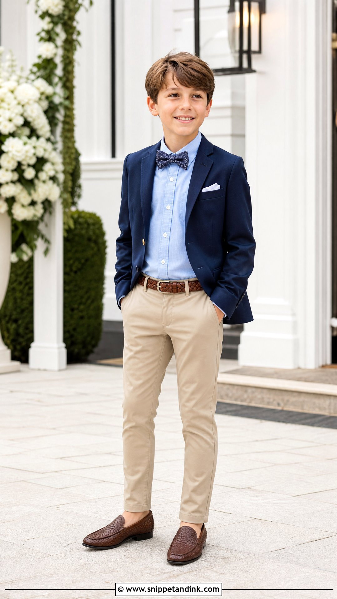 Khaki Pants Wedding Outfit for Boys - Snippet and Ink - 20 Wedding Outfit for Boys Kids Ideas
