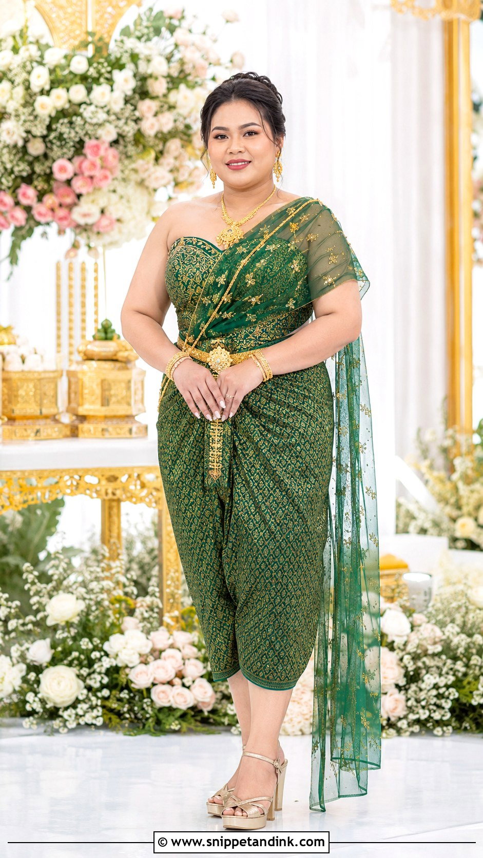 Khmer Wedding Dress For Plus Size Bride - Snippet and Ink - 25 Khmer Wedding Dress Ideas