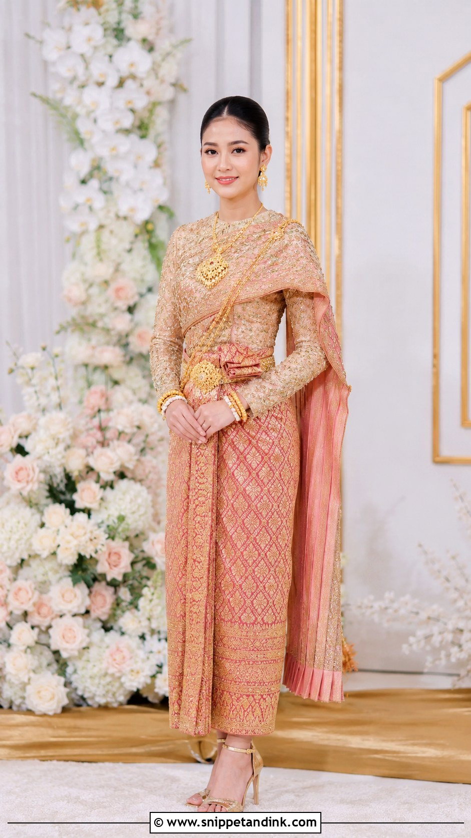 Khmer Wedding Dress With Sampot - Snippet and Ink - 25 Khmer Wedding Dress Ideas