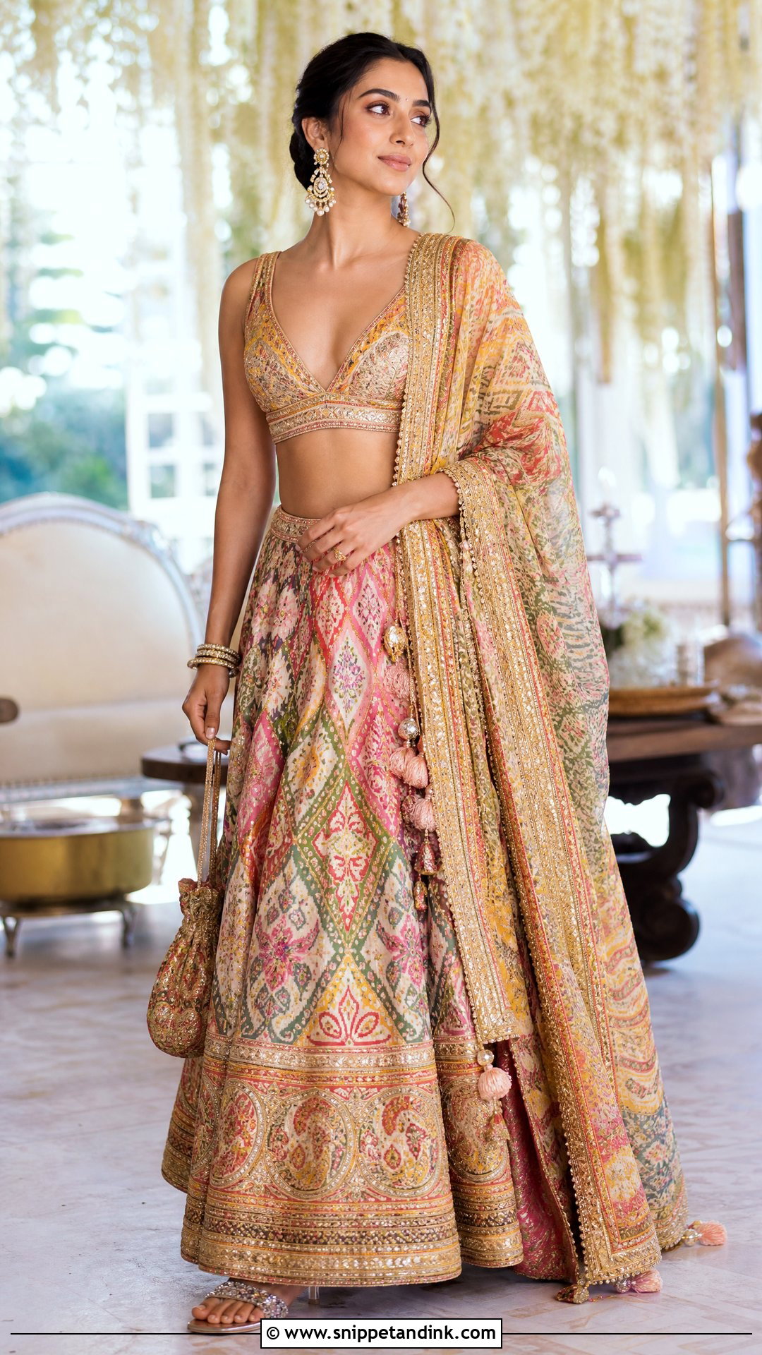 Kiara Advani Ambani Wedding Lehenga - Snippet and Ink - 20 Ambani Wedding Celebrity Outfits