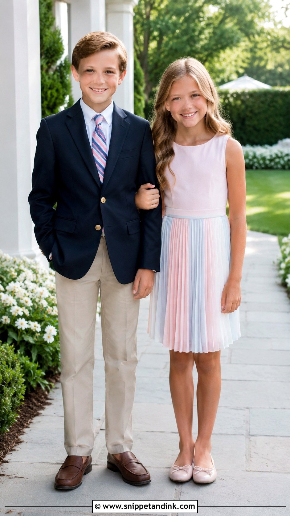 Kids Country Club Wedding Outfit - Snippet and Ink - 30 Kids Wedding Outfits
