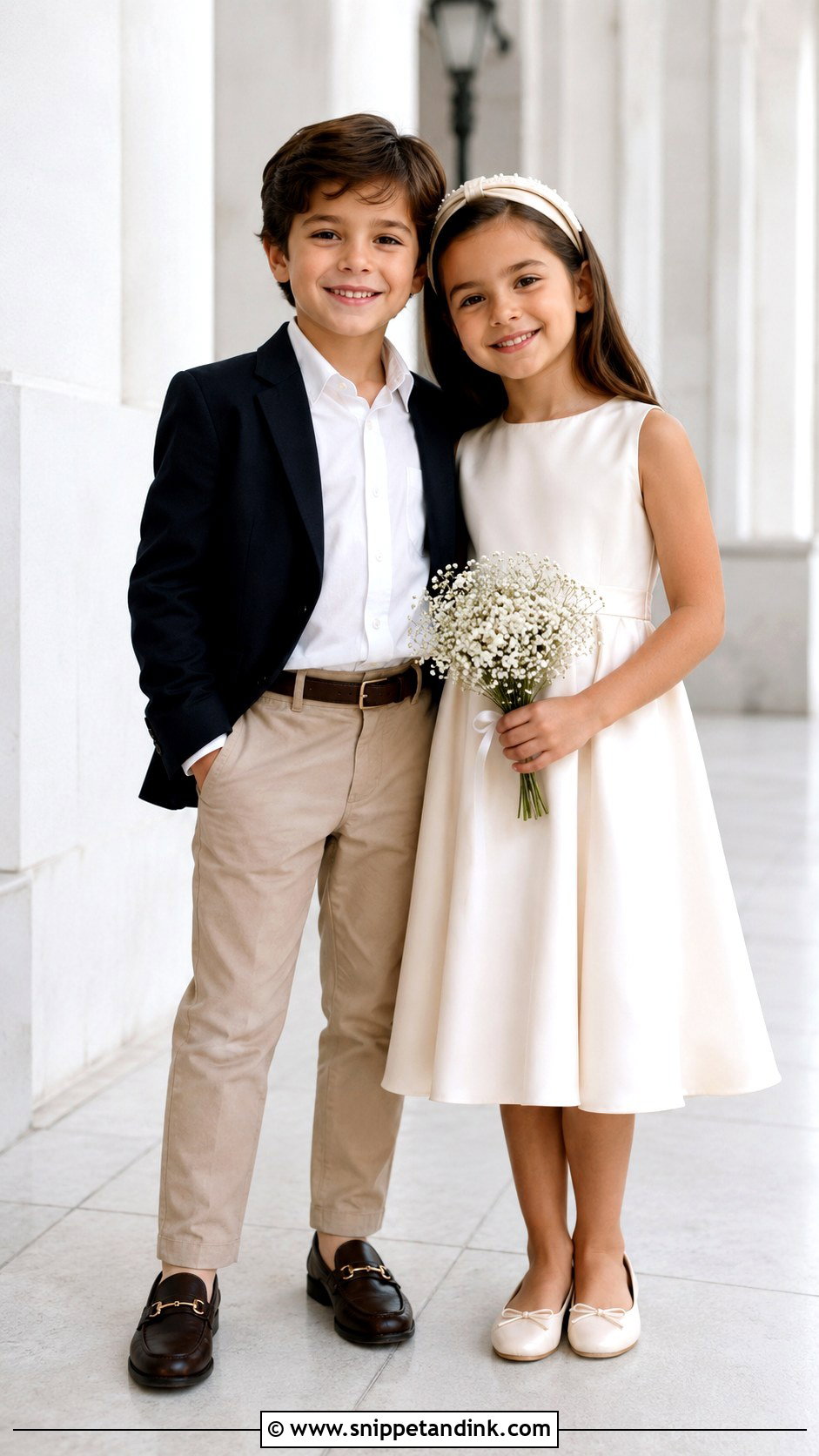 Kids Courthouse Wedding Outfit - Snippet and Ink - 30 Kids Wedding Outfits