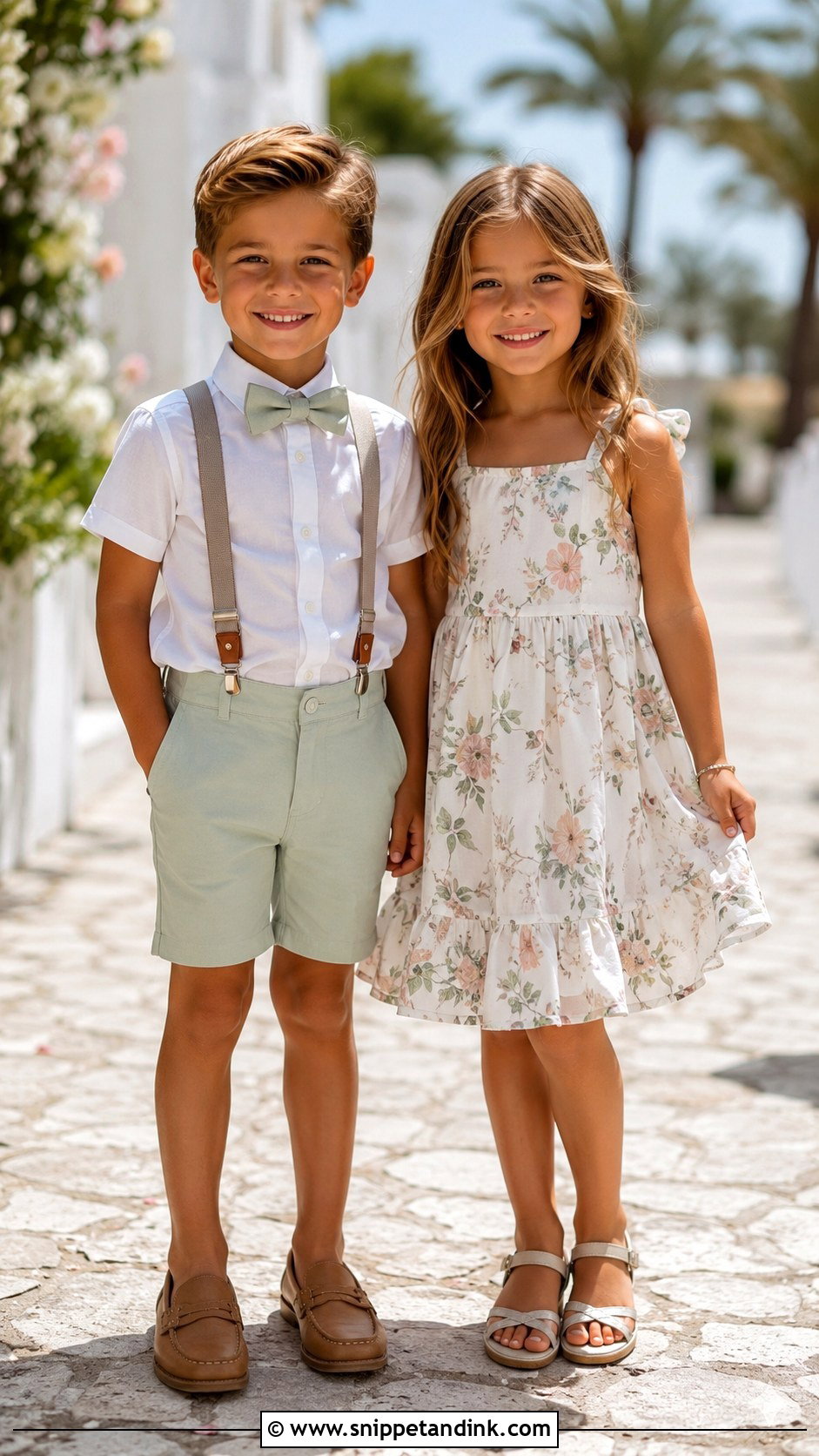 Kids Summer Wedding Outfit - Snippet and Ink - 30 Kids Wedding Outfits