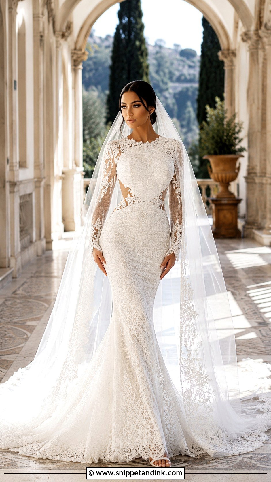 Kim Kardashian Wedding Dress - Snippet and Ink - 30 Celebrity Wedding Dresses