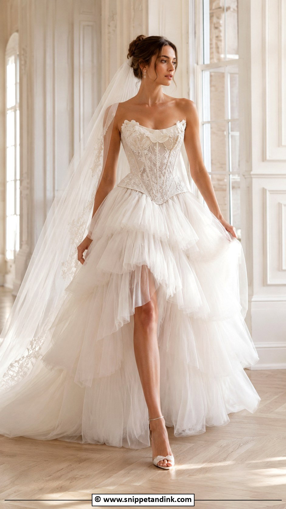Kim Kassas A Line Wedding Dress - Snippet and Ink - 30 Kim Kassas Wedding Dresses
