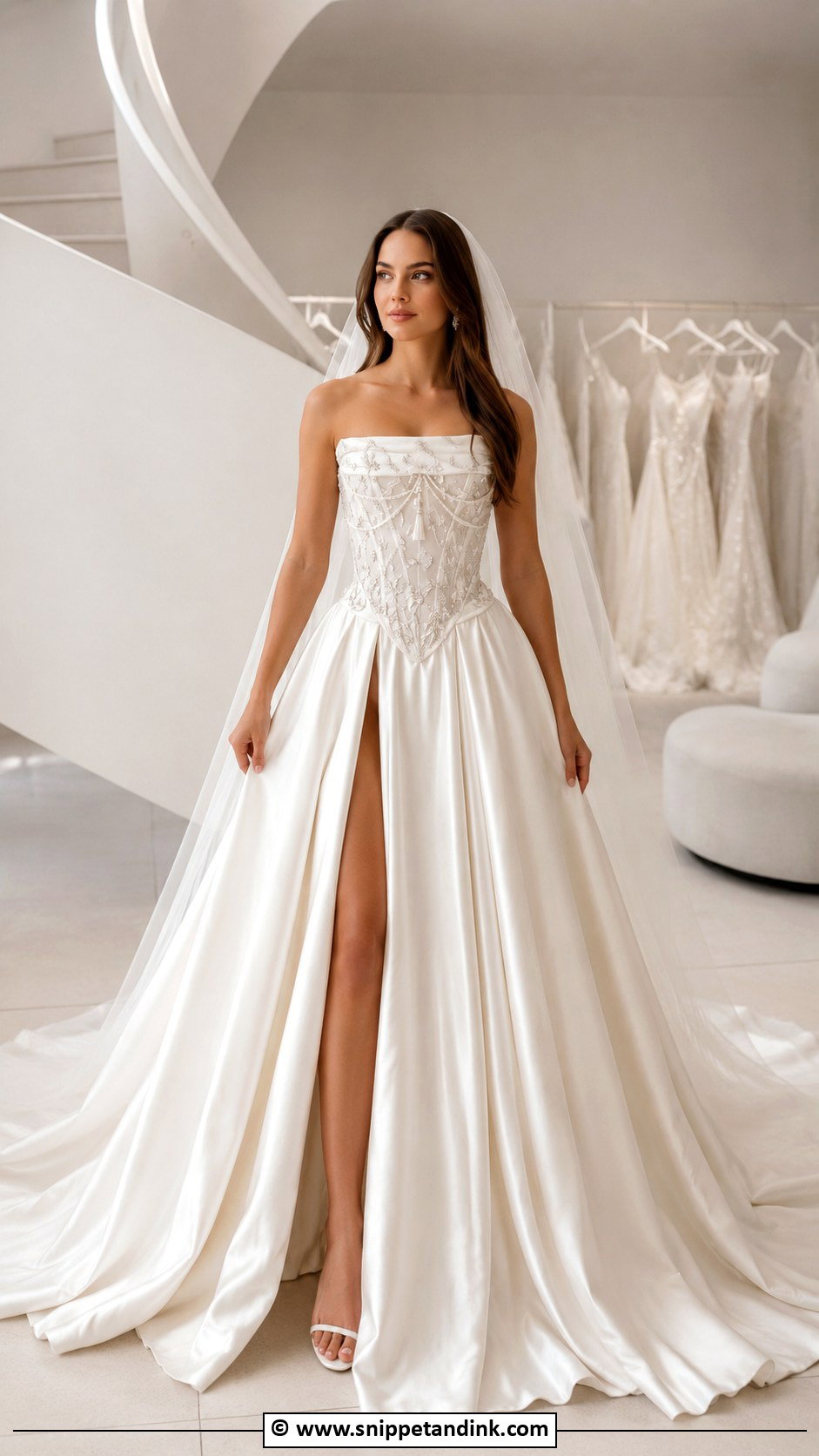 Kim Kassas Embroidered Wedding Dress - Snippet and Ink - 30 Kim Kassas Wedding Dresses