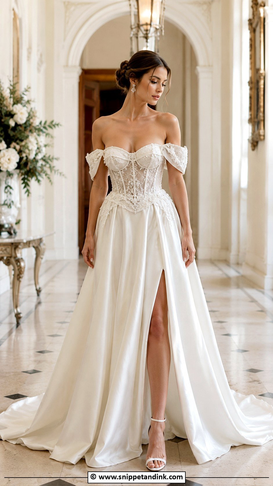 Kim Kassas Puff Sleeve Wedding Dress - Snippet and Ink - 30 Kim Kassas Wedding Dresses