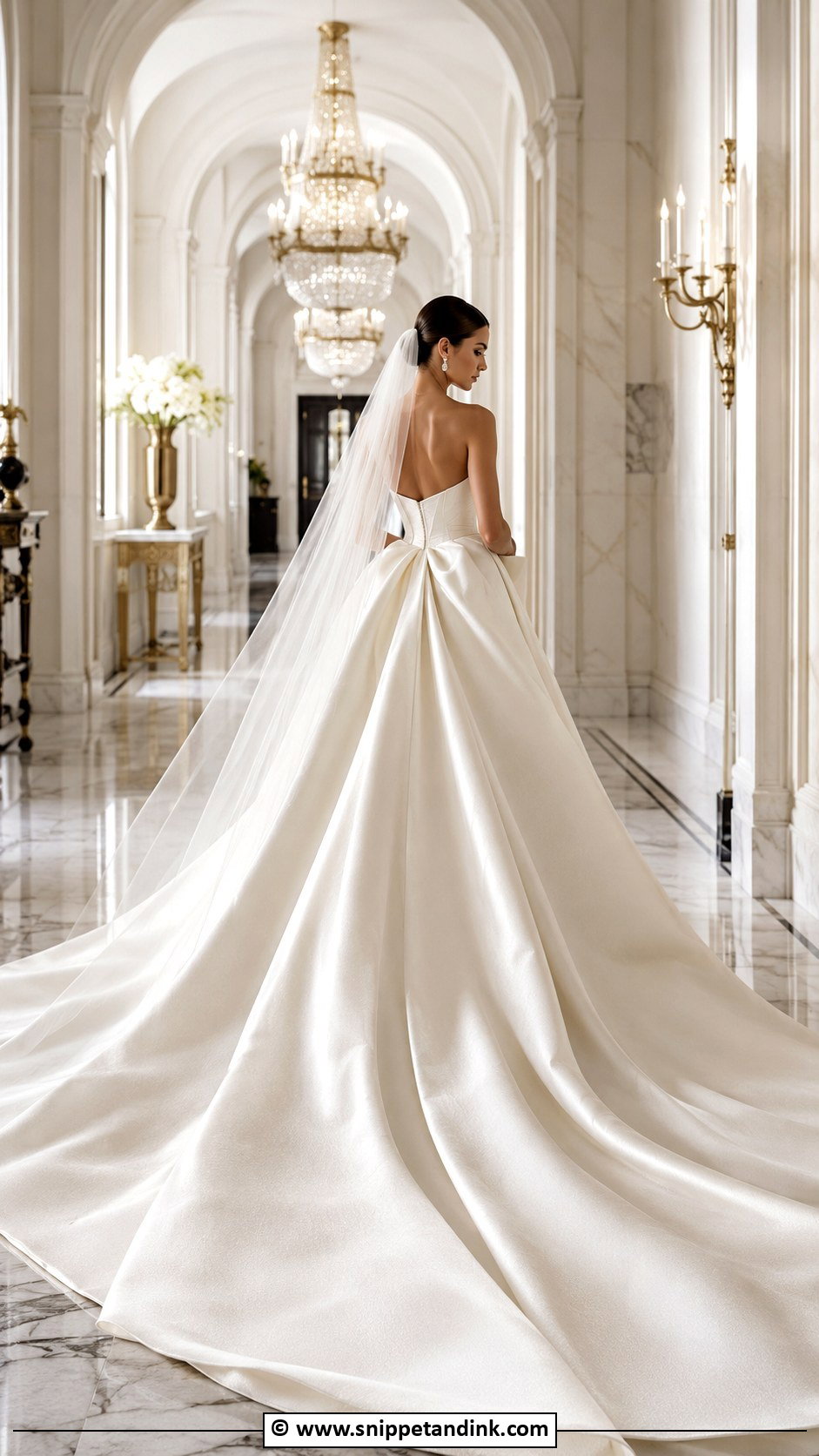 Kim Kassas Regal Train Wedding Dress - Snippet and Ink - 30 Kim Kassas Wedding Dresses