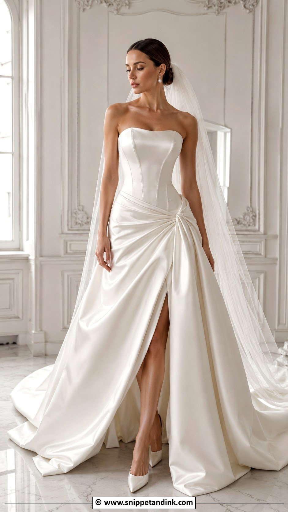 Kim Kassas Satin Wedding Dress - Snippet and Ink - 30 Kim Kassas Wedding Dresses