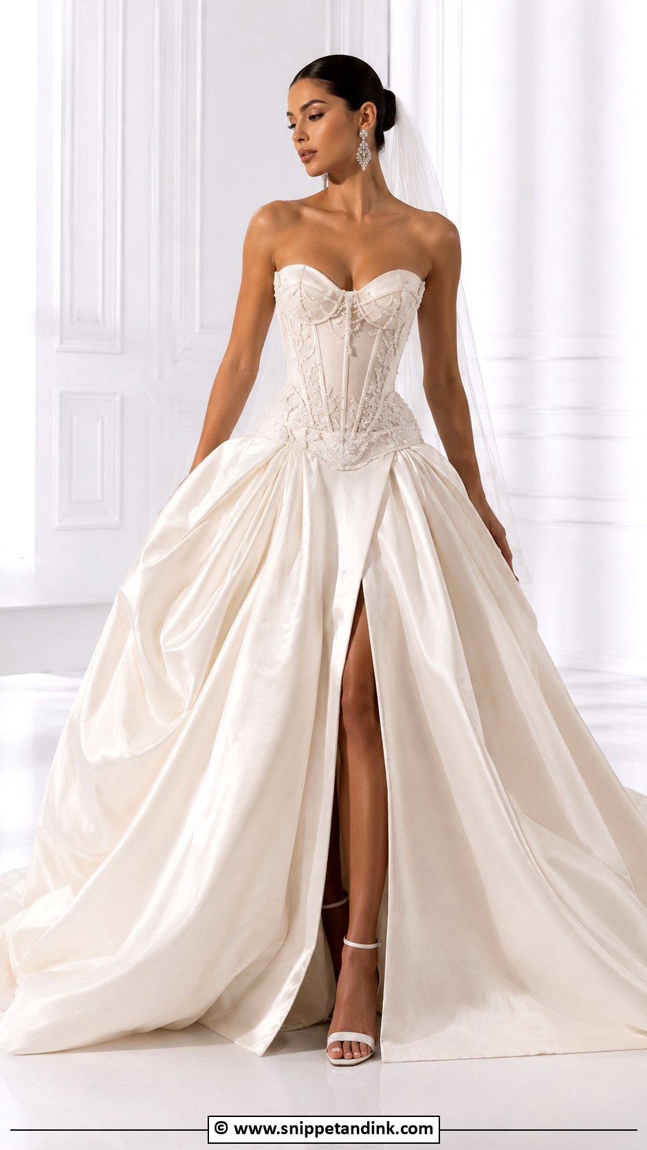 Kim Kassas Strapless Wedding Dress - Snippet and Ink - 30 Kim Kassas Wedding Dresses