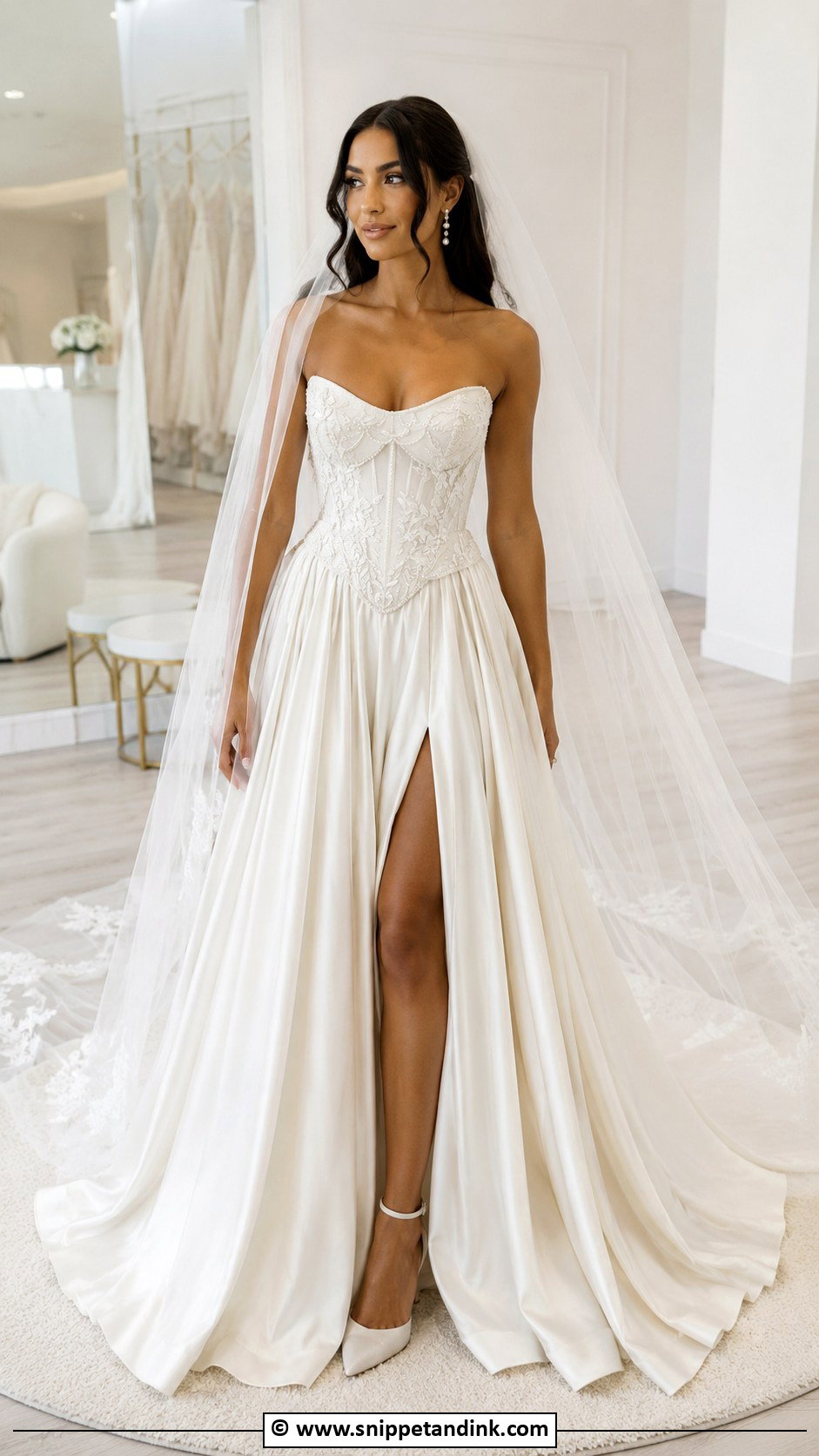Kim Kassas Sweetheart Wedding Dress - Snippet and Ink - 30 Kim Kassas Wedding Dresses