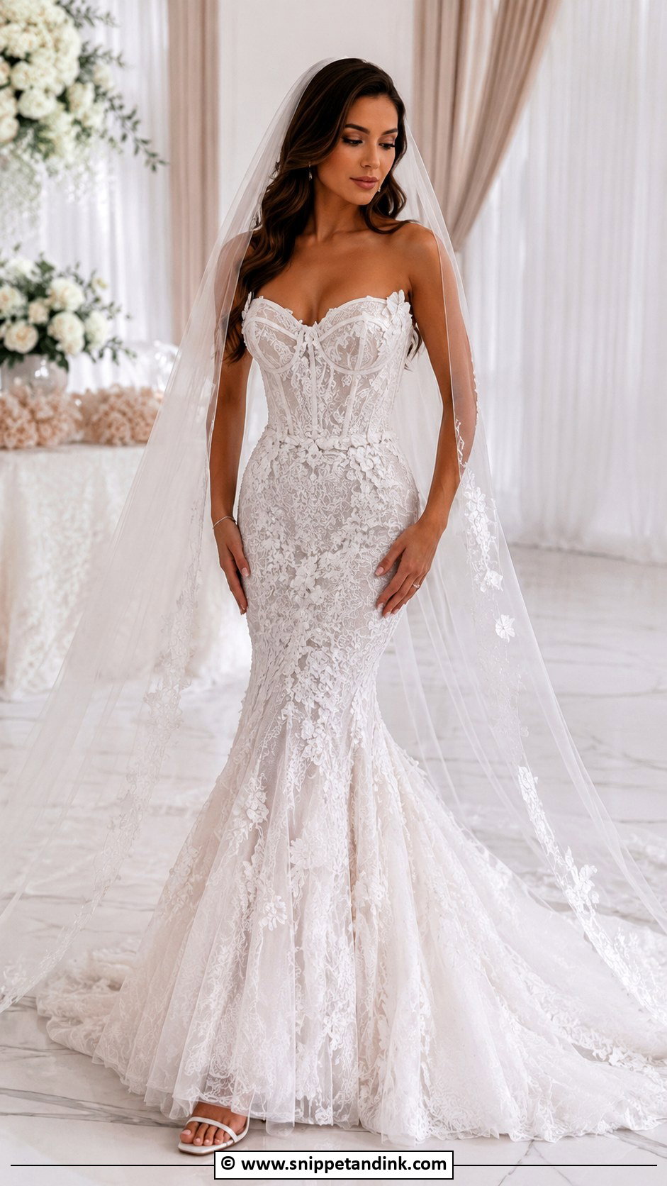 Kim Kassas Tiered Skirt Wedding Dress - Snippet and Ink - 30 Kim Kassas Wedding Dresses