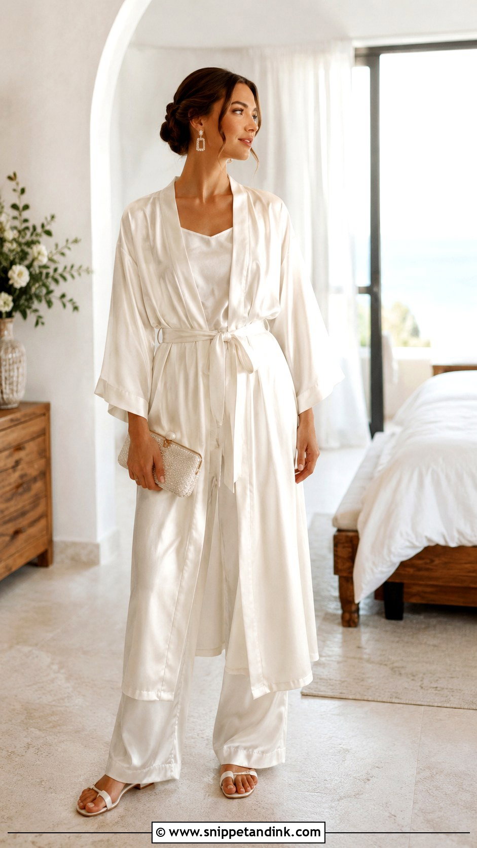 Kimono Bridal Dressing Gown - Snippet and Ink - 20 Bridal Dressing Gown Ideas