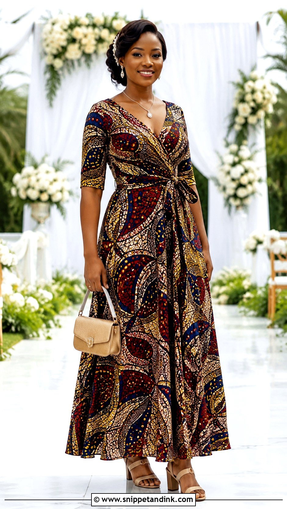 Kitenge Wrap Wedding Dress - Snippet and Ink - 20 Kitenge Wedding Dress Designs